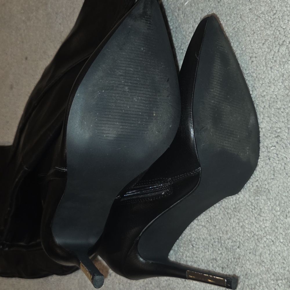 Shoe Dazzle Lola WC Black Over-the-Knee Boots - Picture 5 of 8